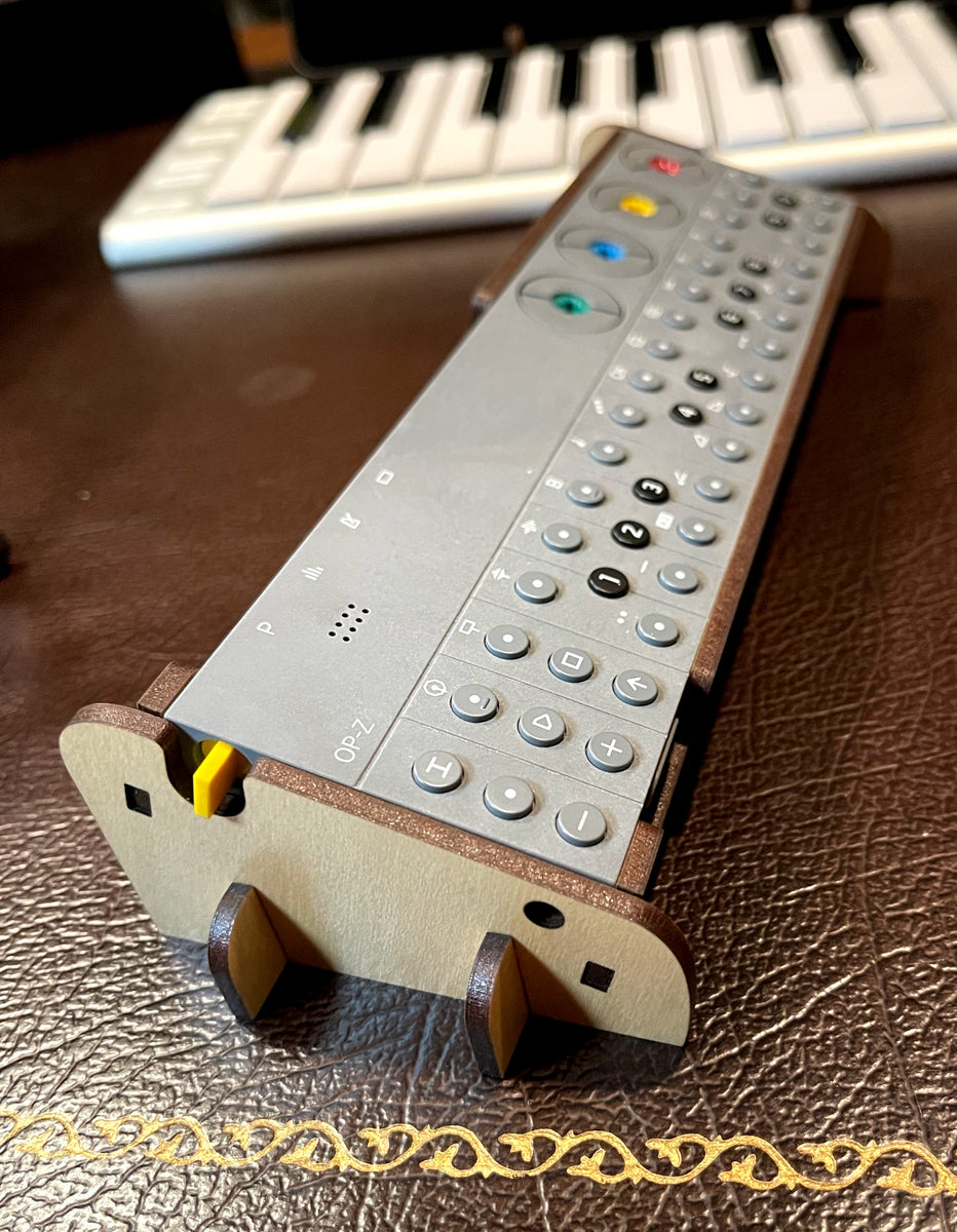 OP-Z Stand - Classic Wood Synth rack for the Teenage Engineering OP-Z
