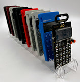 Pocket Operator Storage Rack holds SIX, EIGHT or TEN Teenage Engineering POs standing up