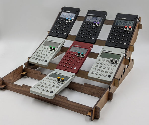 Pocket Operator MULTI-Rack - holds 4, 6 or up to 9 POs Euro-Rack style