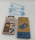 Teenage Engineering Mega Man Pocket Operator Bundle - FREE CUSTOM STAND with PO-128 and Blue Case